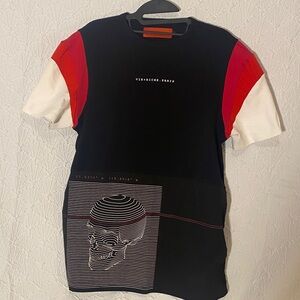 Vie-Riche Black, Red, and White Graphic Tee